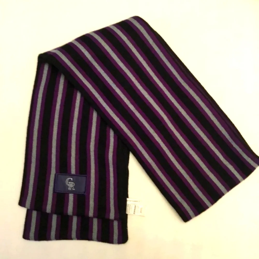 Colorado Rockies Scarf Forever Collectables Double Sided Thick